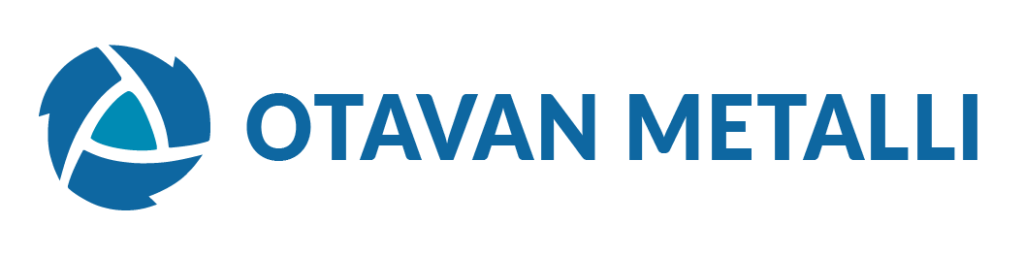 Otavan-metalli-logo-sininen